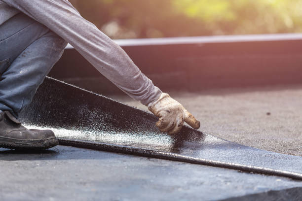 Professional Waterproofing technician working in Geneseo, NY